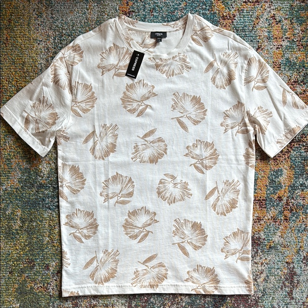 NWT Express Floral Tee Shirt